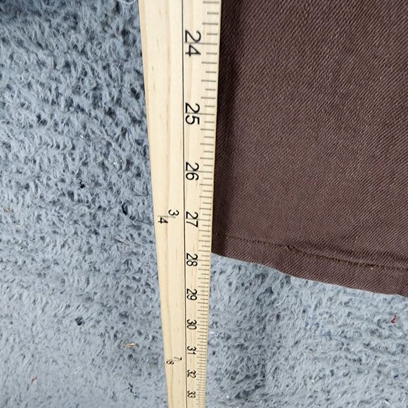 Old Navy Jeans Womens 6 Brown Stretch Denim Sky Hi Wide Leg *GUC* - Picture 7 of 13